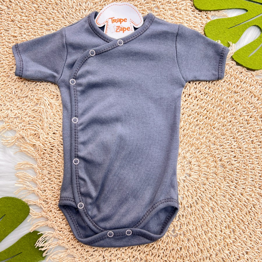 Body kimono M/c Liso Chumbo Body kimono M/c Liso Chumbo